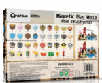 Magnetic Building Blocks Urban Infrastructure Minecraft (106 pcs) - Image 