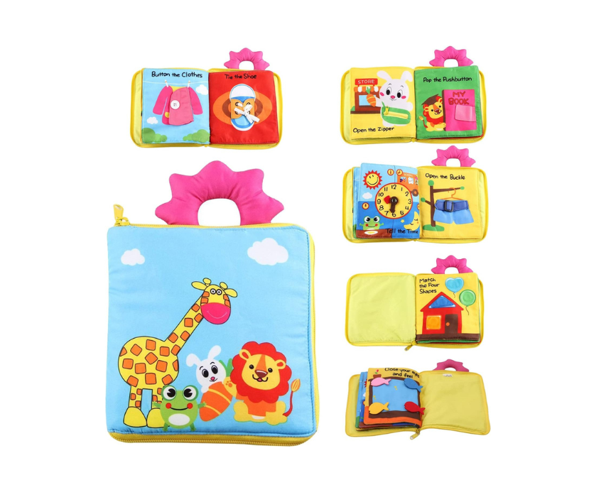 Untitled design - 2026-03-30T143229.053 Baby Cloth Busy Book - Image 1