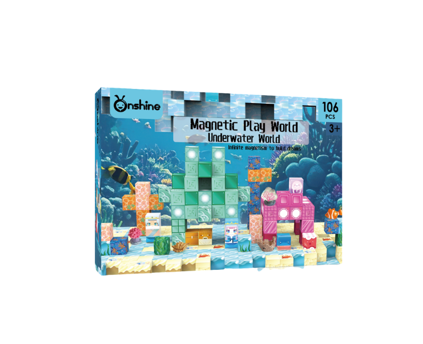 Untitled design - 2026-03-30T144432.398 Magnetic Building Block Toy (106 pcs) - Image 1