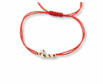 Candy Cane Enamel Bracelet - Image 