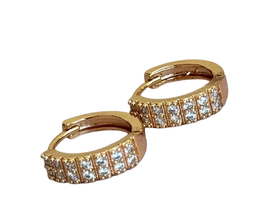 Untitled design (95) Trendy Stones Hoops Earrings - Image 1