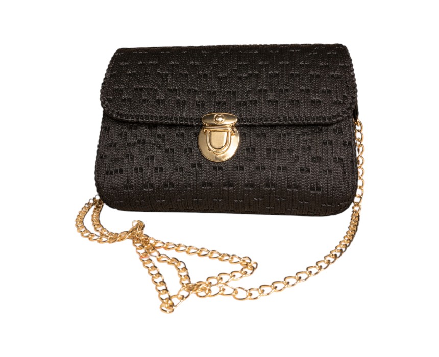 file_000000008634720a9ddcaffd965aa154 Black Mini Handbag - Image 1