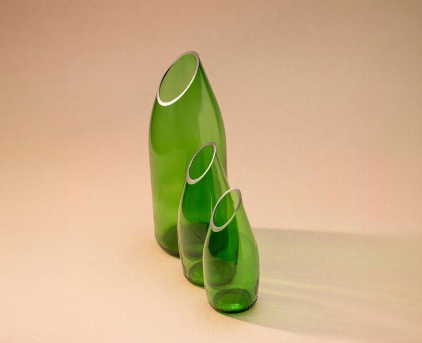 image (11) Carafe Bubbly Green Trio - Image 1