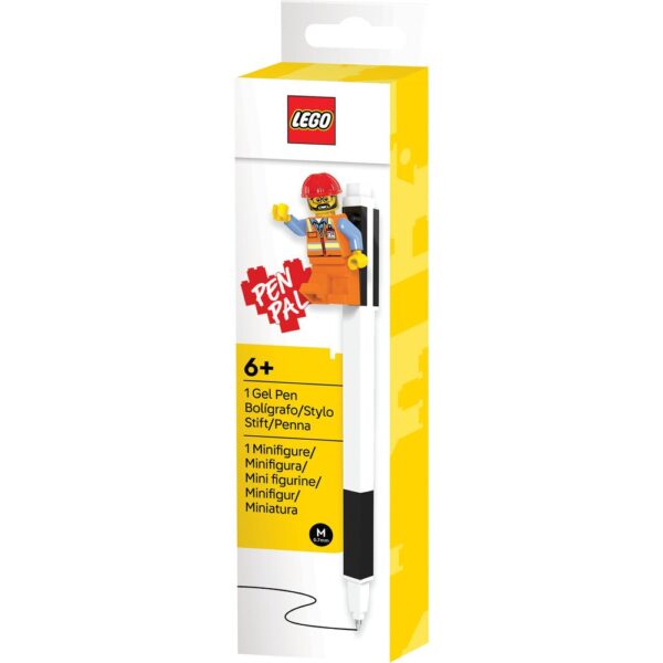Pen Pal Gel Pen with Minifigure Black