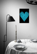 Black & Blue Heart - Image 