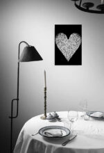 Black & Grey Heart - Image 