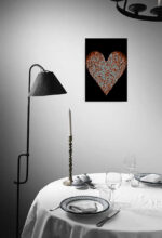 Black, Red & Blue Heart - Image 