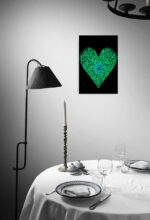 Black Spread Heart - Image 