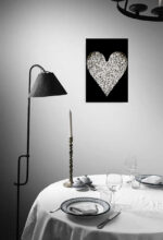 Black & White Heart - Image 