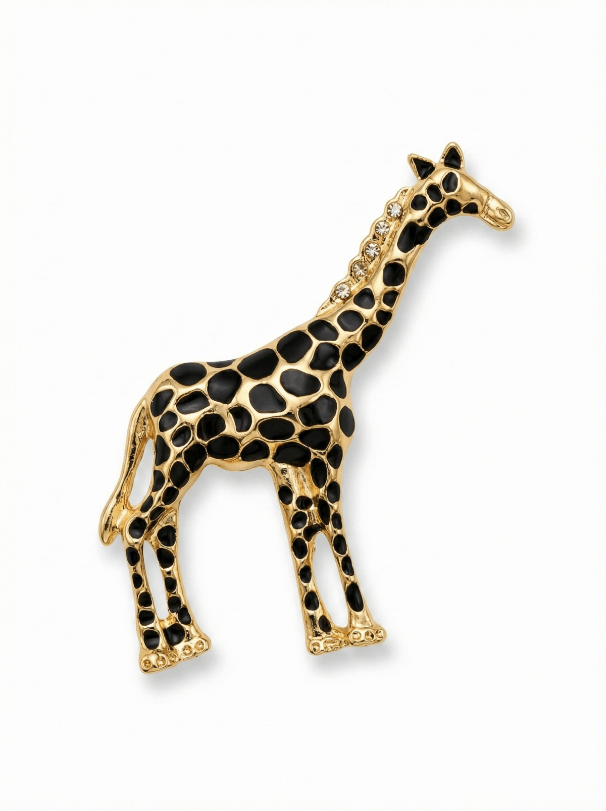Whimsical Standing Giraffe Brooch