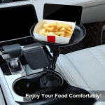 Car Steering Food Tray & Phone Holder - Image 
