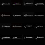 Heartbeat Reflective Car Sticker - Image 