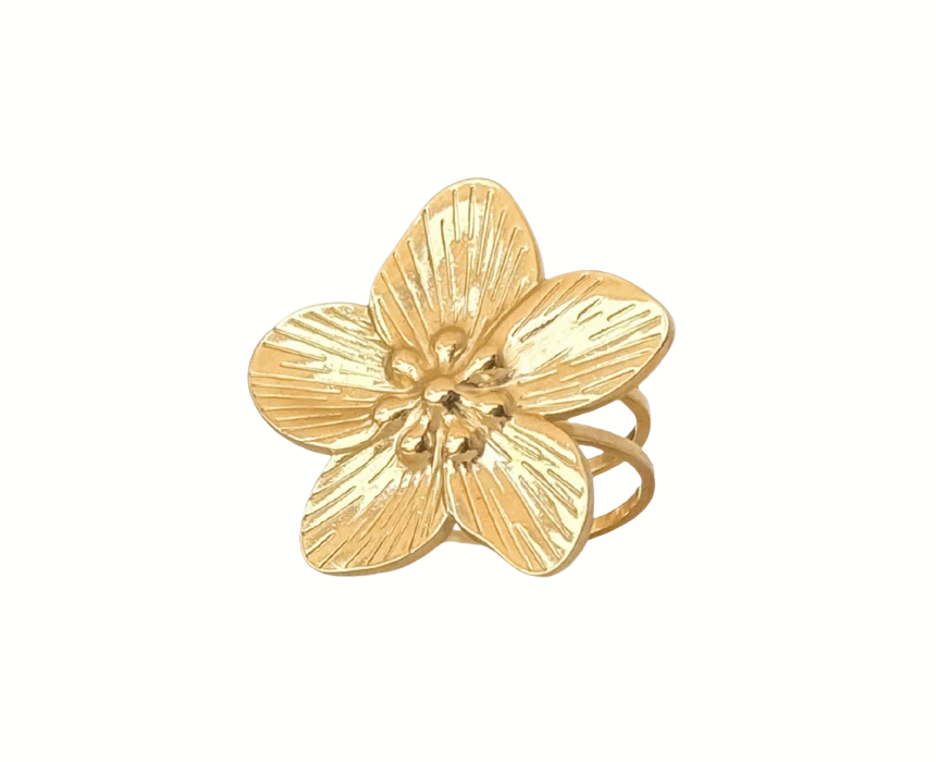 1 Petals Of Paradise Adjustable Ring - Image 1