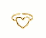 Heart Adjustable Ring Minimal - Image 