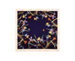 Floral Butterfly Square Scarf - Image 