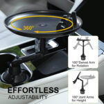 Car Steering Food Tray & Phone Holder - Image 