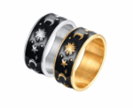 The Night Sky Unisex Matching Ring - Image 