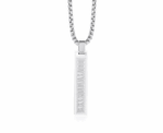 Roman Long Bar Men Necklace - Image 