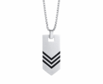 Black Arrows Men Necklace - Image 