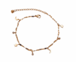 Moon Stars And Zircon Anklet - Image 