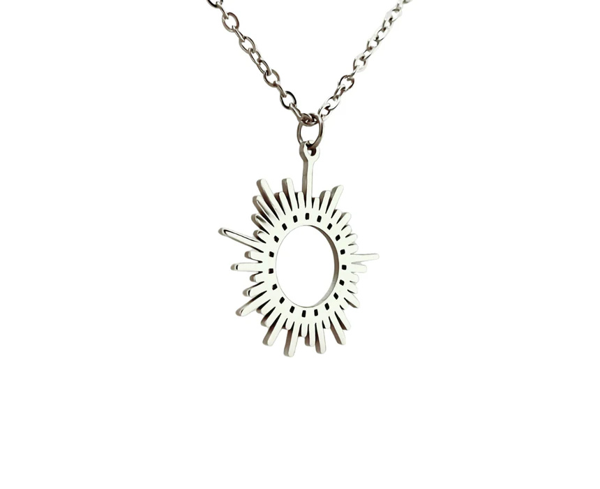 1 Empty Sun Pendant Necklace - Image 1