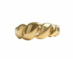 Rolled Band Adjustable Ring - Image 