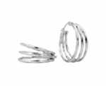Luxury Twist Hoops Earrings - Image 