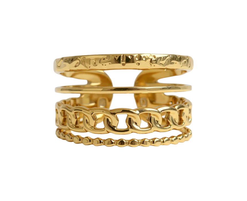 1 Adjustable Multilayer Chain Ring - Image 1