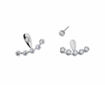 Sparkling Detachable Stud Earrings - Image 