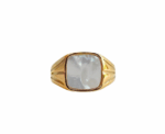 White Shell Ring - Image 