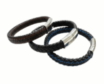 The Alpha Leather Clip Bracelet - Image 