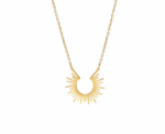 Sun Ray Pendant Necklace - Image 