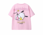 Kids Pink Pochacco T Shirt - Image 