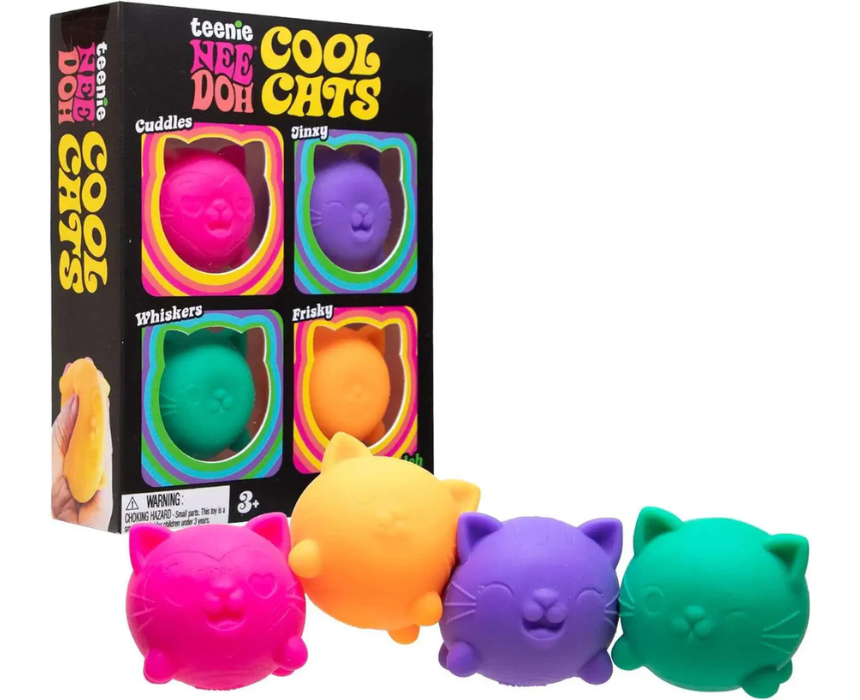 1 Kids Teenie Cool Kittens Fidget Toy Set - Image 1