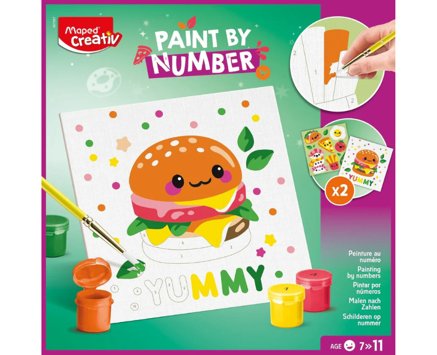 1 Burger Paint By Number - Image 1