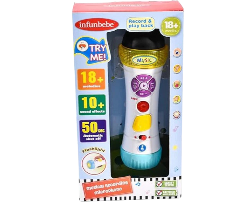 1 Kids Recording Microphone Infunbebe - Image 1