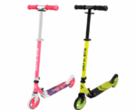 Kids Two Wheel Scooter Kick N Roll In Pink Or Yellow - Image 