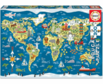 Kids World Map Puzzle Educa - Image 