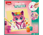 Paint By Numbers Cat And Rabbit - Image 
