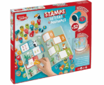 Kids Stamps Craft Set Letters Animals Maped - Image 