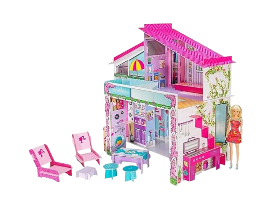 1 BARBIE DREAM SUMMER VILLA WITH DOLL - Image 1