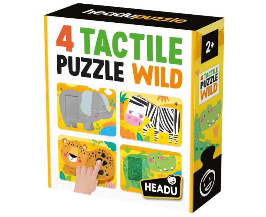 1 HEADU TACTILE PUZZLE MONTESSORI MY FARM - Image 1