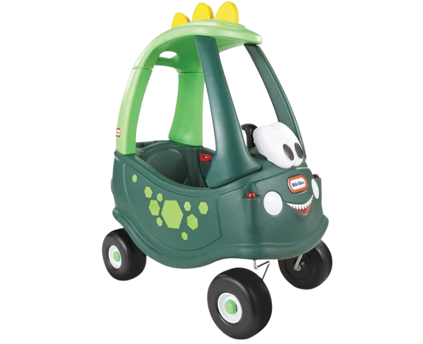 1 Little Tikes Cozy Coupe Dino Ride Car - Image 1