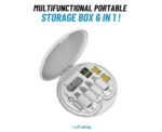 6-in-1 Tech Gadget Storage Box - Image 