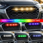 RGB App-Controlled Front Grille Lights - Image 