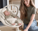 Baby Swing Rocker Chair in Beige - Image 