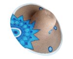 Handpainted Large Adult Beach Hats - Image 