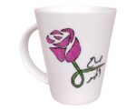 Handpainted White Mug - Image 