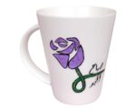 Handpainted White Mug - Image 