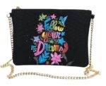 Handpainted Fabric Clutch - Image 